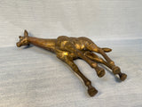 Set of 3 Brass Giraffes