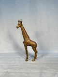 Set of 3 Brass Giraffes