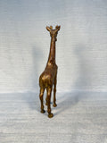 Set of 3 Brass Giraffes