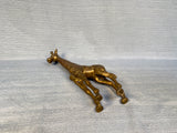 Set of 3 Brass Giraffes