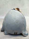 Raku Zoo Walrus Whistle by Chris Moses, Signed by Artist