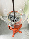 Vtg. Carousel Cast Iron Glass Acorn Gumball Machine, Made in USA