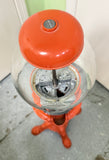 Vtg. Carousel Cast Iron Glass Acorn Gumball Machine, Made in USA