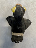 Raku Zoo Toucan Whistle by Chris Moses, Signed by Artist