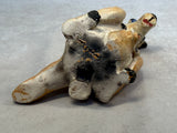 Raku Zoo Kangaroo & Joey Whistle by Chris Moses, Signed by Artist