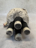 Raku Zoo Sheep Whistle by Chris Moses, Signed by Artist