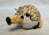 Raku Zoo Hedgehog Whistle by Chris Moses, Signed by Artist