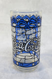 Coca-Cola Jack In The Box Stained Glass Collectible Tumblers - Set of 6