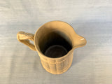 Stoneware Pitcher with Bamboo and Rope Design