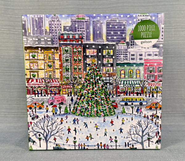 1000 Piece Christmas in the City Puzzle - Certified Complete!