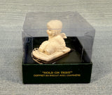 Dept. 56 Snowbabies Hold On Tight Tinket Box - Like New!