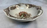 Vintage Johnson Brothers Woodland Turkey 9" Serving Bowl