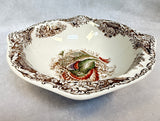 Vintage Johnson Brothers Woodland Turkey 9" Serving Bowl
