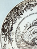 Spode 11.5" Round Celebration Brown Turkey Serving Platter S3780 A6