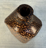 Palm Heart Wood 5.5" Bud Vase