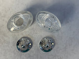 Waterford Crystal Overture Salt & Pepper Shakers (Retired Pattern)