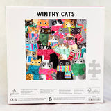 1000 Piece Wintry Cats Galison Puzzle - Certified Complete!
