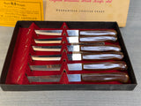 Vtg. Regent Sheffield Steak Knife Set of 6 - Original Box