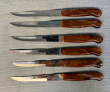 Vtg. Regent Sheffield Steak Knife Set of 6 - Original Box