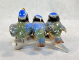 Vintage Blue Birds on Branch Figurine VM Goebel West Germany 1967 Lang 7