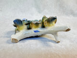 Vintage Blue Birds on Branch Figurine VM Goebel West Germany 1967 Lang 7