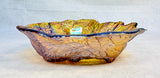Indiana Glass Loganberry Harvest Gold Vintage Carnival Glass Bowl