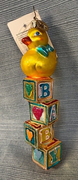 Christopher Radko Baby New Kids on the Block Glass Ornament w/Tag 2002