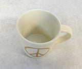 2015 Starbucks 3 oz. Peace Sign Mini Espresso Mug