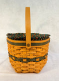 1997 Longaberger Snowflake Basket Christmas Edition