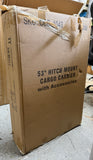 WEIZE 53" x 19" Hitch Mount Cargo Carrier w/Accessories CCB-1043 - Brand New!