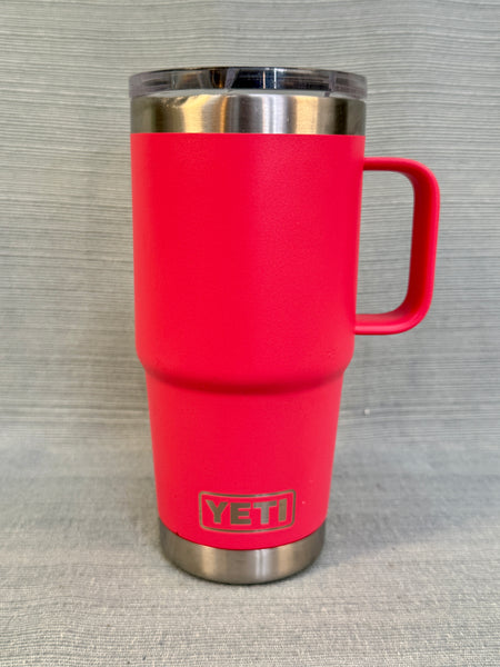 Hot Pink Yeti Rambler 20 oz. Travel Mug