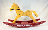Radio Flyer Vintage Wood Rocking Horse