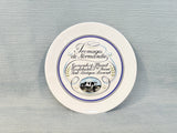 Porcelaine d'Auteuil 7.5" Cheese Plates - Set of 6, New in Box!