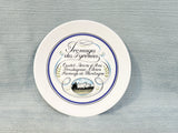 Porcelaine d'Auteuil 7.5" Cheese Plates - Set of 6, New in Box!
