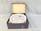 Porcelaine d'Auteuil 7.5" Cheese Plates - Set of 6, New in Box!