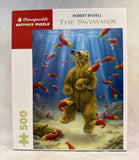 500 Piece The Swimmer Pomegranate Puzzle - Certified Complete!