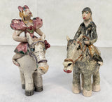 Pair of Whimsical Equestrian Figurines