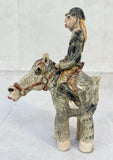 Pair of Whimsical Equestrian Figurines