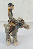Pair of Whimsical Equestrian Figurines