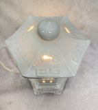 White Ceramic Blanc de Chine Lantern 12" Lamp