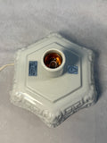 White Ceramic Blanc de Chine Lantern 12" Lamp