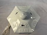 White Ceramic Blanc de Chine Lantern 12" Lamp
