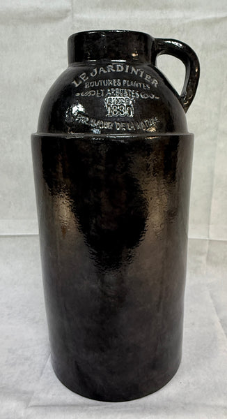 Le Jardinier Boutures Plantes 1890 Stoneware Jug