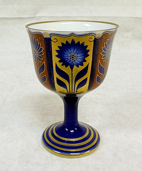 Fukagawa Japanese Imari Porcelain Goblet
