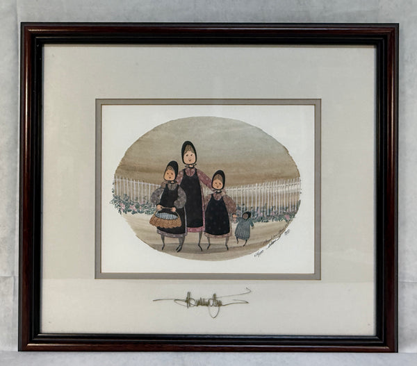 P. Buckley Moss Framed Signed Limited Edition Print