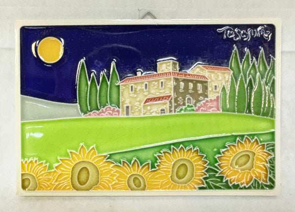 Toscana Country Villa Decorative 6 x 4 Creazioni Luciano Italy Tile