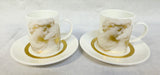 Wedgwood Gilded Muse Espresso Set - The Lovers