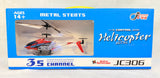 Juncheng VR Control Mini Helicopter JC306 - Red, Brand New!