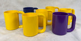 Heller Massimo Vignelli Vintage Plastic Mugs - Lot of 7