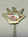 Vintage Alpaca & Taxco Mother of Pearl Cocktail Forks - Lot of 10